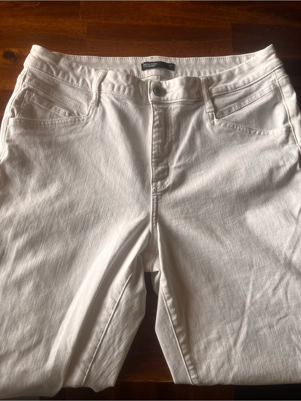 Simply Vera White Women’s Crop Jeans